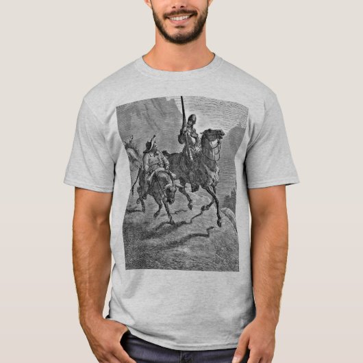 Don Quixote Grey T-Shirt (Voorkant)