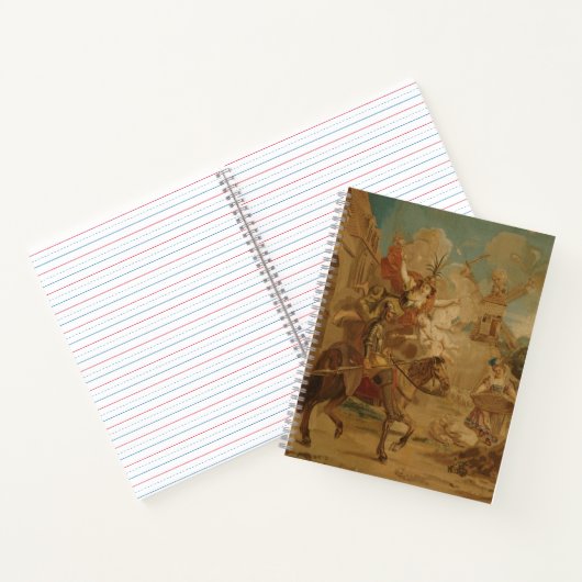 Don Quixote Guided by Folly, 18th century tapestry Notitieboek (Binnen)