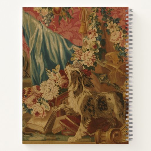 Don Quixote Guided by Folly, 18th century tapestry Notitieboek (Achterkant)