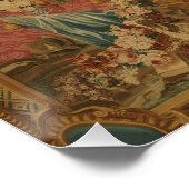 Don Quixote Guided by Folly, 18th century tapestry Perfect Poster (Hoek)