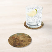 Don Quixote Guided by Folly, 18th century tapestry Ronde Kartonnen Onderzetter (Insitu)