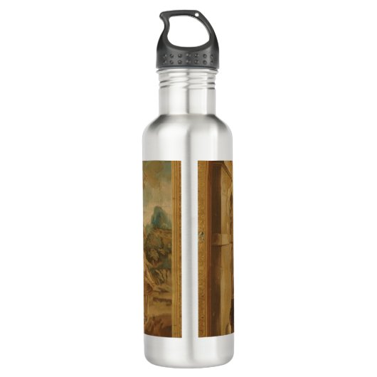 Don Quixote Guided by Folly, 18th century tapestry Waterfles (Achterkant)