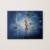 Don Quixote Jigzaag Cartoon Legpuzzel (Horizontaal)