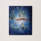 Don Quixote Jigzaag Cartoon Legpuzzel (Verticaal)