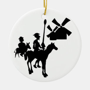 Don Quixote Keramisch Ornament