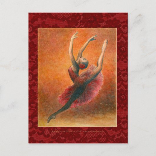 Don Quixote (Kitri) Briefkaart (Voorkant)