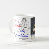 DON QUIXOTE - Navidad / Kerstmis! Mok Taza (Voorkant links)