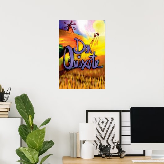 Don Quixote Poster (Thuiskantoor)