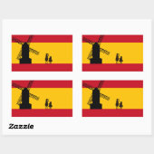 Don Quixote Rechthoekige Sticker (Vel)
