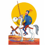 DON QUIXOTE & ROCINANTE FOTOBEELDJE MAGNEET<br><div class="desc">The Cartoon animation series "DON QUIXOTE OF LA MANCHA" was first seen on TV back in 1979, since then, it has been aired by TV zenders around the globe. Don Quixote was first published in 1605 en it's continuation in a second part was published in 1615. Our magnets commemorate both...</div>