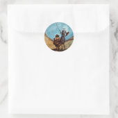 Don Quixote Ronde Sticker (Tas)