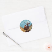 Don Quixote Ronde Sticker (Envelop)