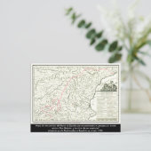 Don Quixote routekaart - Cervantes Briefkaart (Staand voorkant)