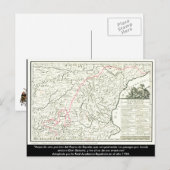 Don Quixote routekaart - Cervantes Briefkaart (Voorkant / Achterkant)