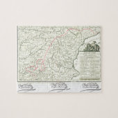 Don Quixote routekaart - Cervantes signatuur Legpuzzel (Horizontaal)