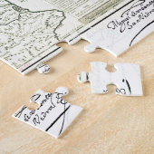 Don Quixote routekaart - Cervantes signatuur Legpuzzel (Zijkant)