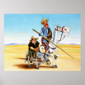 DON QUIXOTE & SANCHO-IVth. Centenary Poster (Voorkant)