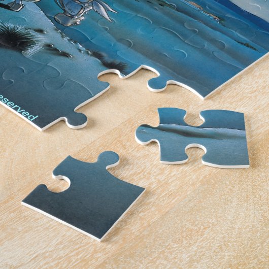 Don Quixote & Sancho - Jigzaag Cartoon Legpuzzel (Zijkant)