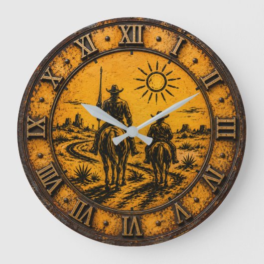 Don Quixote & Sancho Panza Grote Klok (Voorkant)