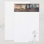 DON QUIXOTE Stationery - 400 jaar - Papel de carta Briefpapier (Voorkant / Achterkant)