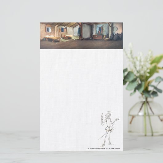 DON QUIXOTE Stationery - 400 jaar - Papel de carta Briefpapier (Staand voorkant)