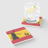 Don Quixote Stenen Onderzetter (Zijkant)