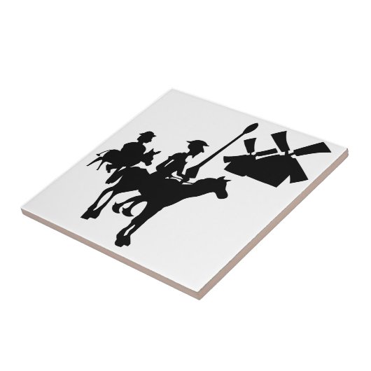 Don Quixote Tegeltje (Zijkant)