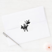 Don Quixote Vierkante Sticker (Envelop)