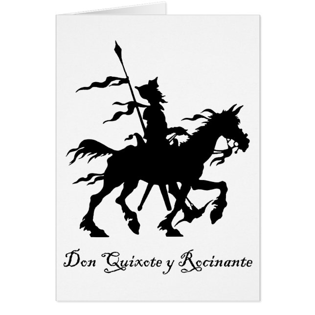 Don Quixote y Rocinante (Voorkant)