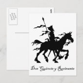 Don Quixote y Rocinante Briefkaart (Voorkant / Achterkant)