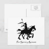 Don Quixote y Rocinante Briefkaart (Voorkant / Achterkant)