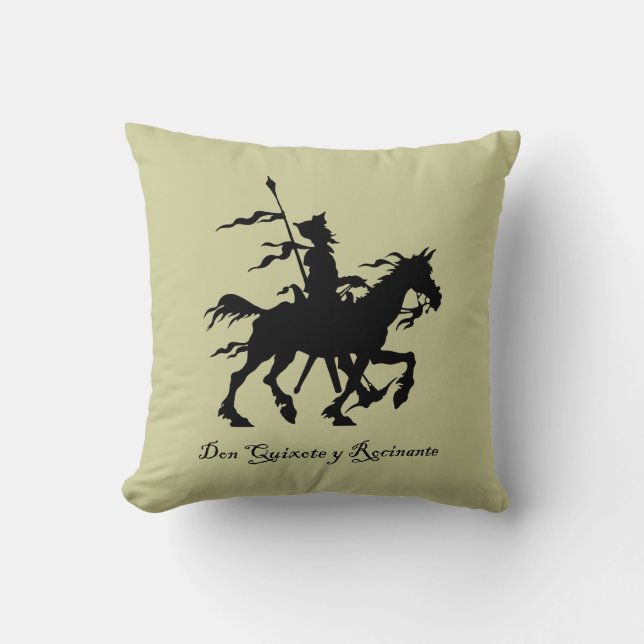Don Quixote y Rocinante Pillow Kussen (Voorkant)