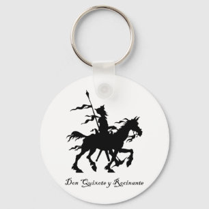 Don Quixote y Rocinante Sleutelhanger
