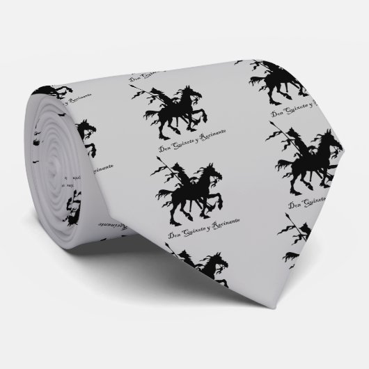 Don Quixote y Rocinante Stropdas (Opgerold)