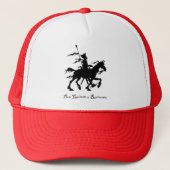 Don Quixote y Rocinante Trucker Pet (Voorkant)