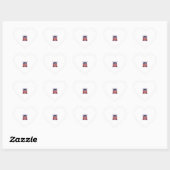 Don Spook Glitter Zombie Handen Halloween Bloed_1 Hart Sticker (Vel)