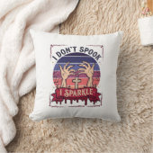 Don Spook Glitter Zombie Handen Halloween Bloed_1 Kussen (Deken)