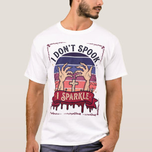 Don Spook Glitter Zombie Handen Halloween Bloed_1. T-shirt