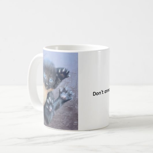 Don’t Annoy Me, Kitten Coffee Mug Koffiemok (Voorkant links)