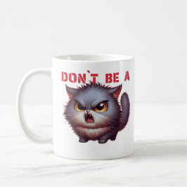 Don’t Be a… Funny Cat Mug – Bold Humor Cup with Pu Koffiemok