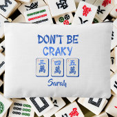 Don’t Be Craky Mahjong Blue Crak Tiles Funny Etui