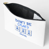 Don’t Be Craky Mahjong Blue Crak Tiles Funny Etui (Open)