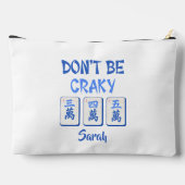 Don’t Be Craky Mahjong Blue Crak Tiles Funny Etui (Achterkant)