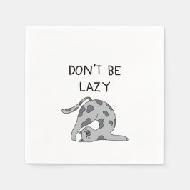 Don’t Be Lazy Yoga Cat Servet