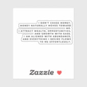 Don’t Chase Money — Command It Sticker (Vel)