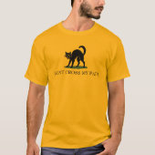 Don’t Cross My Path Cat Gadsden Flag Parody T-shirt (Voorkant)