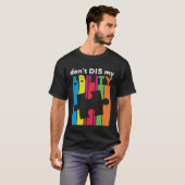 Don t Dis My Ability Puzzle Piece Autism Awareness T-shirt (Voorkant volledig)