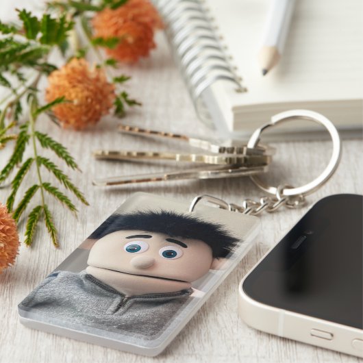 Don`t Forget, Davey Loves You! Sleutelhanger (Voorkant Rechts)