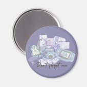 Don’t Forget Me – Nostalgic 2000s Memories Magnet (Voorkant / Achterkant)