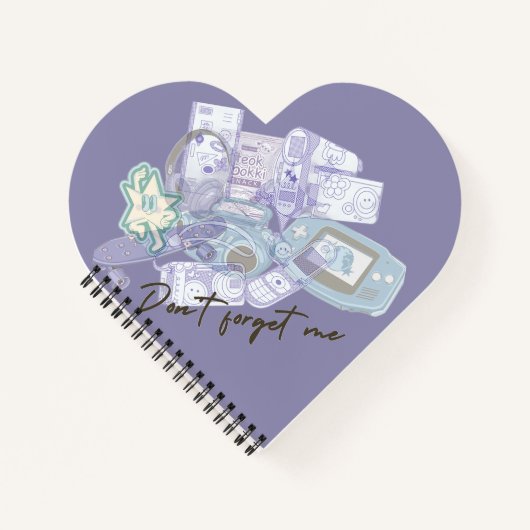 Don’t Forget Me – Nostalgic 2000s Memories Notitieboek (Voorkant)